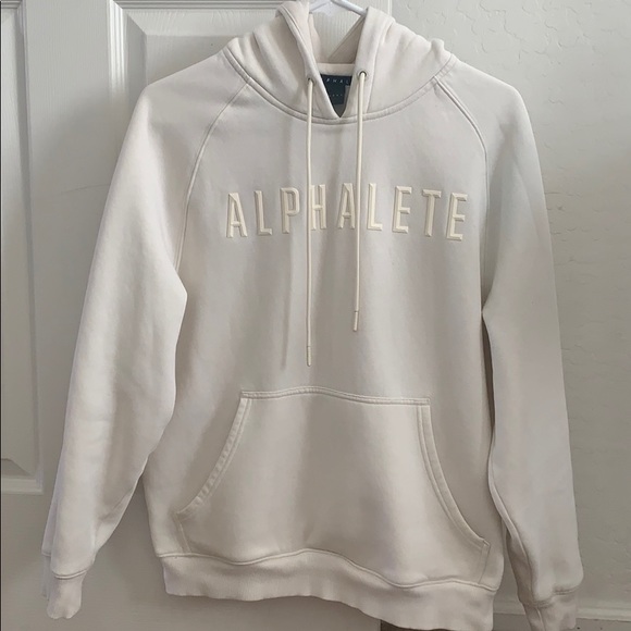 Alphalete Other - ALPHALETE Cream Performance Hoodie Size Small